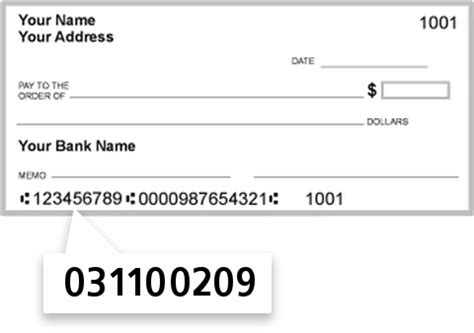 Swift Codes and Routing Numbers Create. . Routing number 031100209